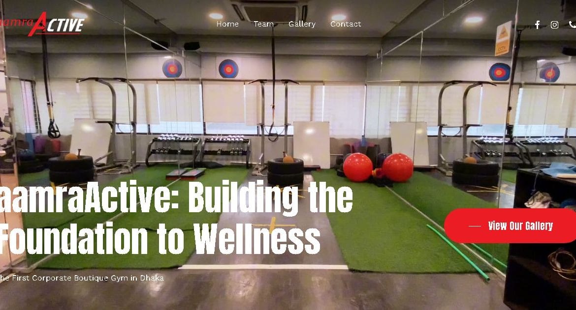 aamraActive, best gyms in gulshan dhaka, fitness center in dhaka